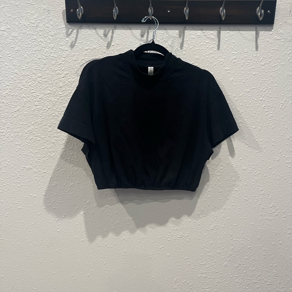 ALO Yoga Black Crop Top